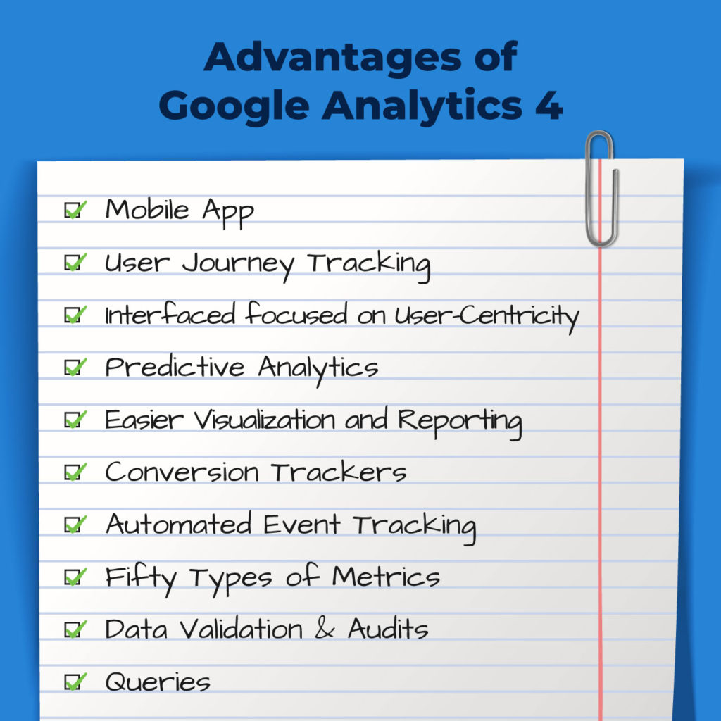Pros of Google Analytics 4