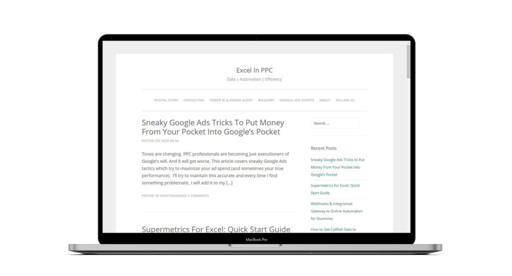 ExcellinPPC is a exciting blog with lots of authentic value add tips and techniques to challenge your PPC strategy