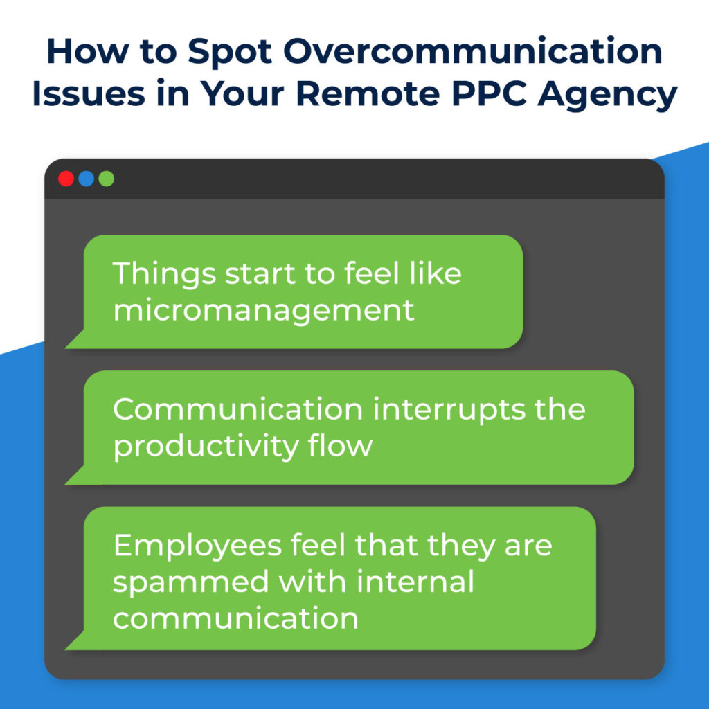 how to spot overcommunication in your PPC agency