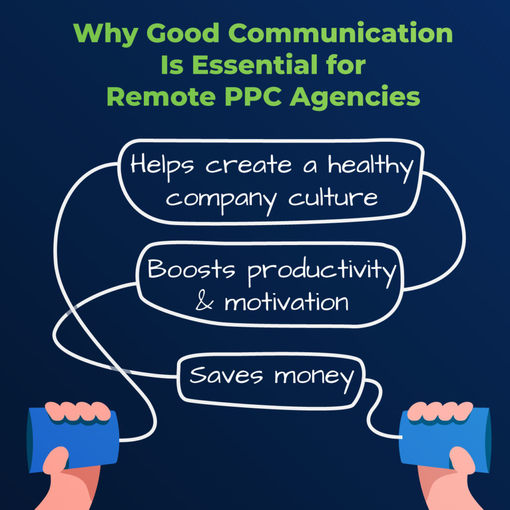 why good communication is essential for remote PPC agencies