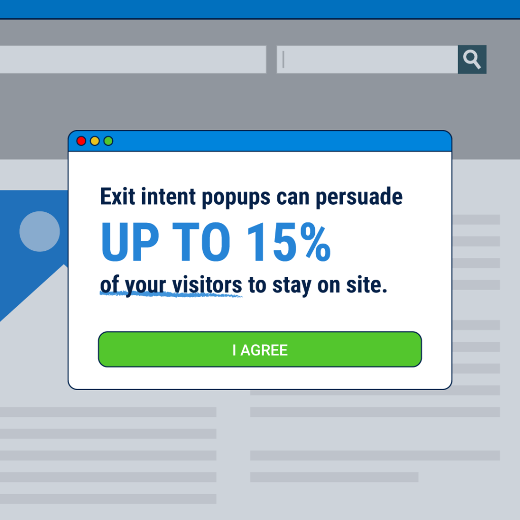 exit intent popups effect
