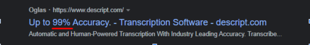 numbers in Google Ads examples